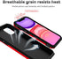 Hitaoyou iPhone 11 Pro Max Case: Military Grade Shockproof, Camera Cover, Kickstand, Magnetic Car Mount Holder - Red...