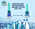2pcs Portable Bidet I Easy-to-use Faucet Bidet I Compatible with Most Bottles I Peri Bottle for Postpartum Care I Hand Bidet for Toilet, Washing, ...