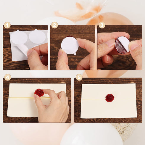 300pcs Double Sided Adhesive Dots, 1inch Strong-Adhesion Transparent Adhesive Dots Wax Seal Stickers Traceless Round Adhesive dots for DIY Craft H...