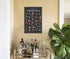 5M BOX Classic Cocktail Poster, 16"x24" Cocktail Recipe Mixology Art Prints, Cocktail Menu Guide Print, Bar Cart Decor, Cocktails Poster...