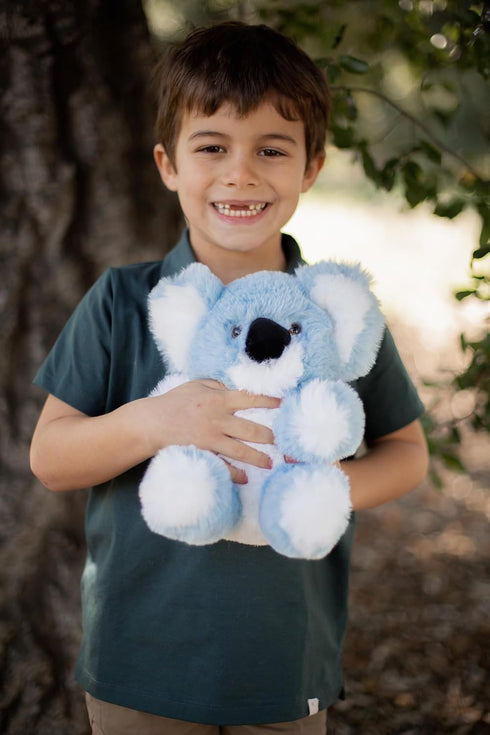 Small Blue Koala Stuffed Animal for Baby, Toddler, Kids- Colorful Koala Plush Toy- Soft, Huggable Stuffed Koala- Adorable Toy Made from Kid-Friend...