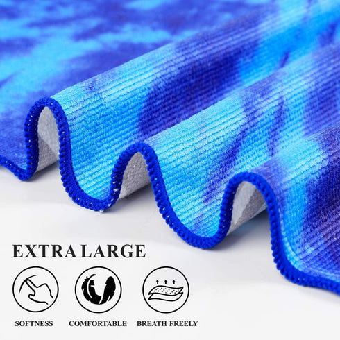 2 Packs Oversized Beach Towel Set Extra Large Big XL Pool Camping Swim Clearance Towels 36x72 Soft Blanket Cruise Essentials Accessories Must Have...