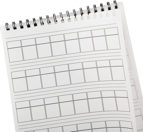 HG Art Concepts Painters Color Diary - 9x12 Spiral-Bound Acid-Free Color Swatch Book with 10 Pages for Acrylic or Oil Paint - Single...