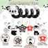 Baby Carseat Toy Black & White Rattle Spiral Hanging Activity Stroller Toy for Newborns Boys and Girls - Coala...
