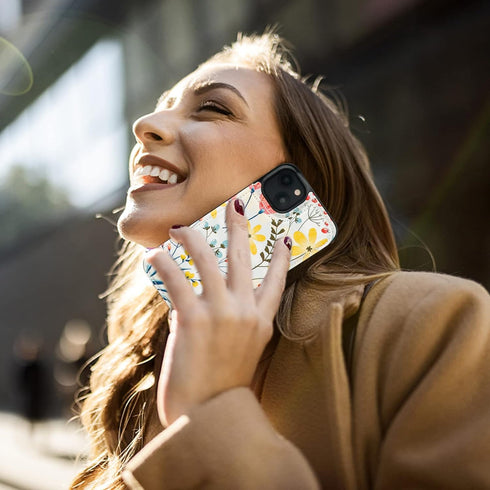 HAOPINSH for iPhone 13 Case Wallet with Card Holder, Floral Flower Pattern Back Flip Folio PU Leather Kickstand Card Slots Case for Women Girls, D...