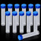 12 Pcs Replacement Test Tubes for Aquarium Test Kits, 10ml Plastic Frozen Self Standing Test Tubes with Scale line for Aquarium Water Testing...