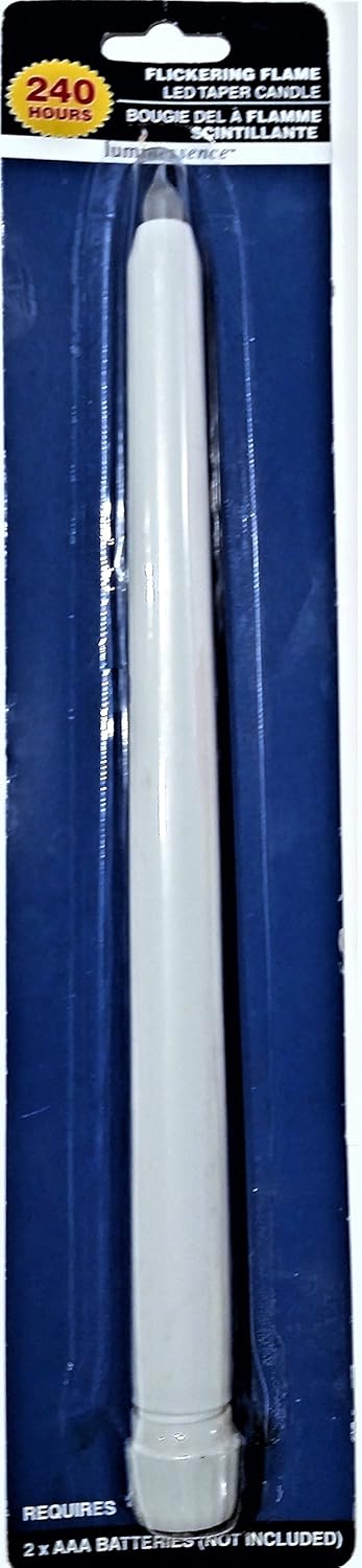 Flickering Flame LED Taper Candle...