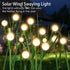 Firefly Lights Solar Outdoor Green Stem Twinkle,Swaying Garden Lights with Leaves,Landscape Path Light,Weatherproof Flickering Bubble Path Décor f...