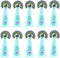JKJF 20 Pcs Peacock Candy Boxes, Peacock Triangle Shape Party Supplies Chocolate Boxes for Wedding, Kids Birthday Party Decorations...