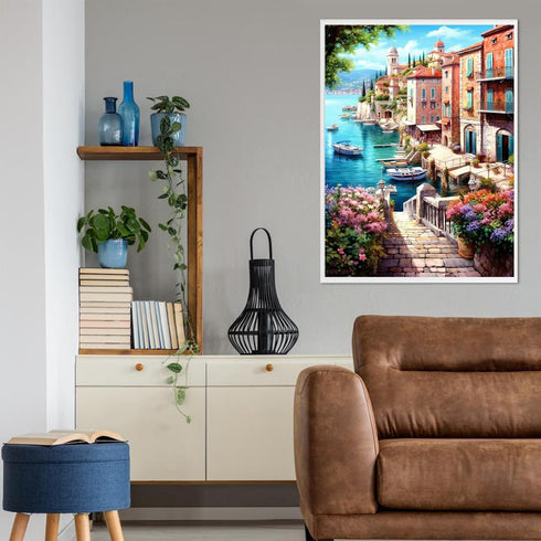 xackcme Landscape Paint by Numbers for Adults-Scenery Paint by Number on Canvas without Frame,DIY Oil Painting for Gift Home Wall Decor(16x20inch)...