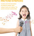 NUOBESTY Pretend Microphone for Kids Fake Microphone Prop Plastic Microphone Toy for Karaoke Music Birthday Party Favors Black...