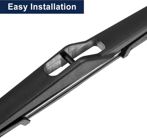 X AUTOHAUX 12inch Rear Windshield Wiper Blade Arm Set for Vauxhall for Astra 2005 2006 2007 2008 2009 2010...