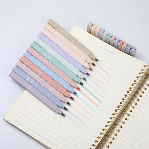 Yinder 23 Pcs Bible Aesthetic School Supplies Include 12 Aesthetic Bible Pastel No Bleed Highlighters 5 Pcs Retractable Point Gel Pens 6 Pad Trans...