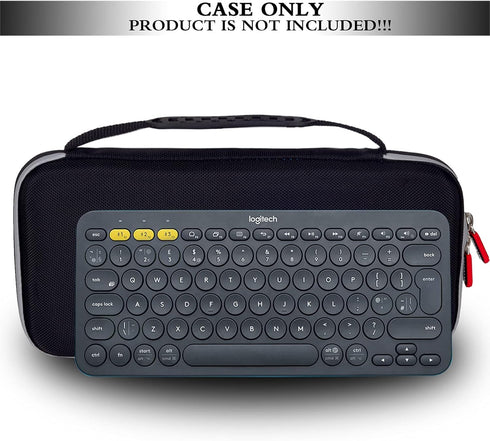 Hard EVA Protective Carrying Storage Cover Case for LOGITECH K380 Multi-Device Bluetooth Keyboard...