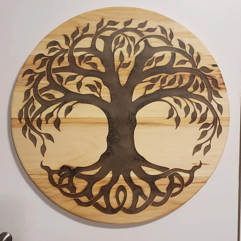 Tree Stencils Tree of Life Stencil for Painting on Wood Airbrush Natural Plants Small Palm Tree Drawing Templates for Canvas Wall Floor Decor DIY ...