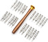 25 in 1 Screwdriver Set, Precision Screwdriver Small Screwdriver Set with Black Leather Bag for Watch, Eyeglasses, PC, Mobile Phone, Digital Camer...