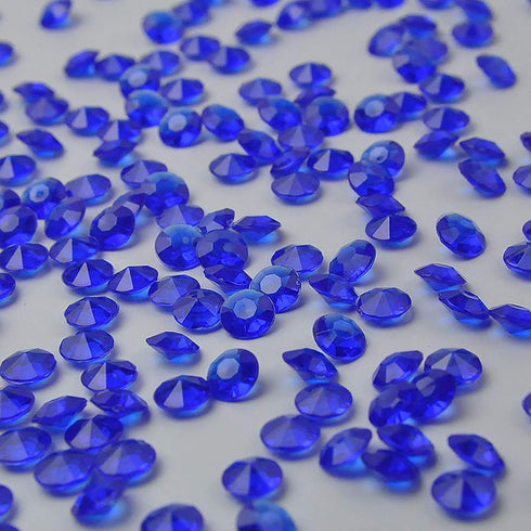 ZKC 4.5mm 10000PCS Blue Crystal Acrylic Diamond Vase Fillers Beads for Wedding Centerpiece Table Scatter Shower Party Vase Beads Decorations...