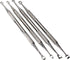 HTS 156C4 4 Pc Stainless Steel Hollow Tip Carver Wax & Clay Sculpting Tool Set...