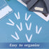 30PCS 2.2" Collar Stays for Men's Dress Shirts, Plastic Collar Stays Dress Shirt Collar Inserts, Waterproof Invisible Shirt Collar Inserts, Dress ...