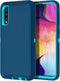 for Samsung Galaxy A50/A50S Case - Shockproof 3 in 1 Full Body Protection, Turquoise...