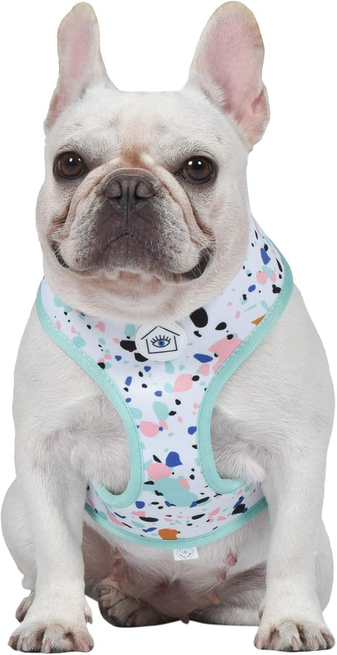 Now House for Pets by Jonathan Adler Terrazzo Reversible Harness, Medium | Stylish, Fashionable, and Functional Way to Keep Your Dog Looking Great...