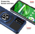 for Cricket Outlast Case, with Tempered Glass Screen Protector Heavy Duty Protection Technology Built-in Kickstand Rugged Shockproof Protective Ph...