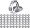 60 Pack 1/2 Inch Pex Cinch Clamp Rings, Stainless Steel PEX Crimp Ring, Single Ear Hose Clamps for PEX Tubing Pipe Fitting Connections...