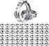60 Pack 1/2 Inch Pex Cinch Clamp Rings, Stainless Steel PEX Crimp Ring, Single Ear Hose Clamps for PEX Tubing Pipe Fitting Connections...