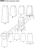 Simplicity Women's Front Wrap Skirt Sewing Patterns, Sizes 6-14...