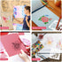 50 PCS Flower Painting Stencils Reusable Flower Stencils for Painting on Wood Rocks Canvas Fabric Glass Pottery 4x4 Inch...