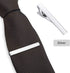 Roctee Tie Clips for Men, 3 Pack Classic Tie Clip Silver Gold Black Necktie Tie Bar Pinch Clips Suitable for Wedding Anniversary Business...