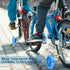 Training Wheels for Kids Bike, 1 Pair LED Flash Mute Bikes Training Wheels Children's Bicycle Adjustable Stabiliser Support Wheels for 12-20 Inch ...