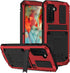 Compatible with Samsung Galaxy S21 Case, Aluminum Metal Gorilla Glass Waterproof Shockproof Military Heavy Duty Sturdy Protector Cover Hard Case (...