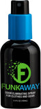 FunkAway Odor Eliminator Spray for Shoes, Clothes and Gear, 3.4 oz., Non-Aerosol; Mini Size for Travel, Ideal for Gym Bag, Purse, Locker or Suitca...