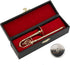 Dselvgvu Copper Miniature Trombone with Stand and Case Mini Musical Instrument Miniature Dollhouse Model Mini Trombone Home Decoration … (5.91"x1....