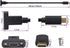 USB Type C 3.1Panel Mount Adapter Cable USB-C 3.1 Gen2 10Gbps Male to USB C Female Panel Mount Screw Cable,Supports Charging,Data,Audio,Video Cabl...