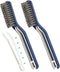 Cleaner Scrub Brush, Stiff Angled Bristles Gap Cleaning Brush, Grout Cleaner Brush for Showers, Bathtubs (Blue-2 PCS)...