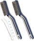 Cleaner Scrub Brush, Stiff Angled Bristles Gap Cleaning Brush, Grout Cleaner Brush for Showers, Bathtubs (Blue-2 PCS)...