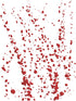 Stencils for Walls: Blood Splatter Stencil, 8 x 10.5 inch (L) - Spatter Splash Streaks Liquid Paint Ink Spot Blot Stencils for Painting Template, ...