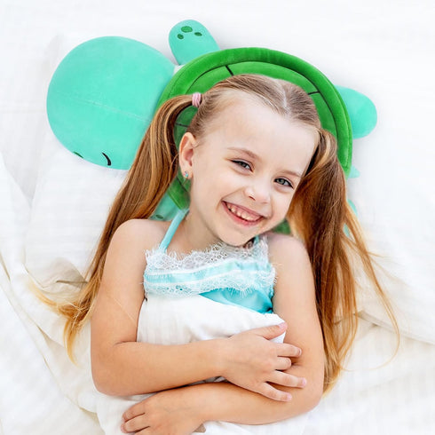 Turtle Stuffed Animal,Cute Plushies Turtle Pillow,Cute Stuffed Animal Plush Toys Turtle Plush,Soft Tortoise Body Pillow Gifts for Kids Adults Birt...