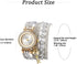 Avaner Women's Bohemia Bracelet Watch, Multilayer Leather Wrap Watch, Bling Rhinestone Quartz Dress Watch for Women...
