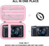 Hard Carrying Case for Canon PowerShot SX740/ SX730/ SX720/ SX620/ G7X Digital Camera, Protective Storage Bag with Zipper Mesh Pocket for Battery ...
