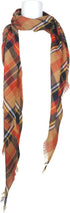 VIVIAN & VINCENT Triangle Fall Winter Soft Plaid Scarfs for Women Scarf Warm Shawls and Wraps...