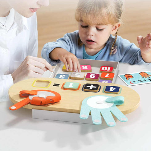 TOP BRIGHT Kids Math Manipulatives Homeschool Supplies, Learning Toys for Toddlers 2-4 Years, Math Game Number Blocks Montessori Toys for 3 4 5 Ye...