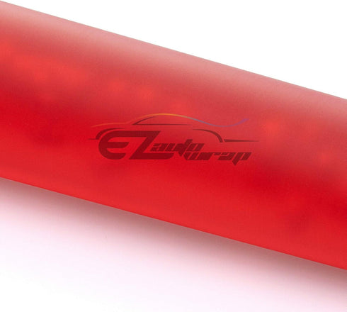 Red Shift Knob Stick Frosted Matte Crystal Bubble Long Throw Gear Shifter 20cm...