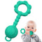 Teething Toys for Babies 0-6 Months, Baby Rattles 6 to 12 Months, 2-in-1 Rattle and Teether Toy for Soothing Sore Gums and Keeps Little Ones Enter...