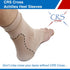 CRS Cross Achilles Heel Gel Sleeves. 1 Pair of Premium Padded Compression Gel Sleeve Socks for Cushion and Protection of Haglunds Bump, Achilles T...