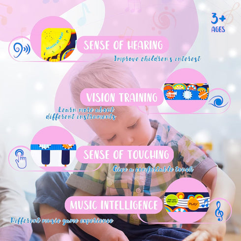Toddler Toys Age 1-2-4 Year Old Boy Girl Gifts: 14*40 Inch Piano Musical Instruments Learning Toys for Toddlers 1-3-6, Piano Play Mat Toy gifts fo...