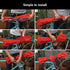 Vincita Water-Resistant Durable Handlebar Rain Cover Red Bike Cover for Mountain Bikes, Folding Bike, E-Bikes, Bikepacking Accessories (Red)...