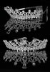 ZOCONE Birthday Tiara Crown for Women Girls, 2 Pack Crystal Princess Tiara for Women, Bridal Crowns for Wedding Party, Hair Accessories Headband w...